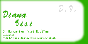 diana visi business card